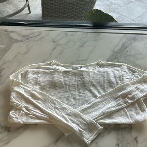 Vince cotton off white sweater